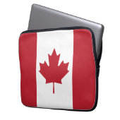 Kanada-Flaggen-Laptop-Hülse Laptopschutzhülle (Vorderseite Links)