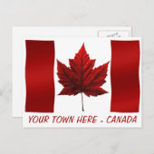Kanada Flaggen Postkarten Kanadische Souvenirkarte (Vorne/Hinten)