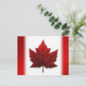 Kanada Flaggen Postkarten Kanadische Souvenirkarte (Stehend Vorderseite)