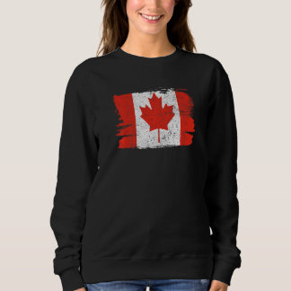 Kanada Flaggen Pride Friendship Pride Peace Vintag Sweatshirt