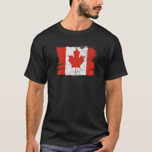 Kanada Flaggen Pride Friendship Pride Peace Vintag T-Shirt