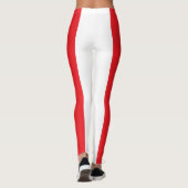 Kanada-Flaggen-rote und weiße Leggings (Rückseite)