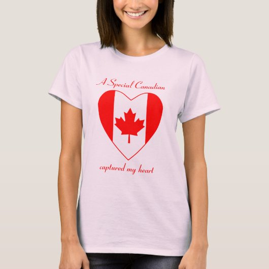 Kanada-Flaggen-Schatz-T - Shirt (Vorderseite)