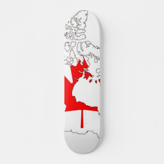 Kanada-Flaggen-Skateboards Skateboard (Vorne)
