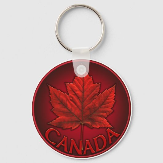 Kanada Flaggen Souvenir Key Chains & Canada Gesche Schlüsselanhänger (Vorderseite)