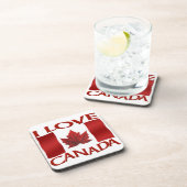 Kanada Flaggen Souvenir Untersetzer Custom Canada (Rechte Seite)