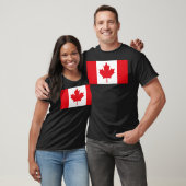 Kanada-Flaggen-T - Shirt (Unisex)