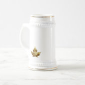 Kanada-Flaggen-Tassen-Bierstein-Metallkanada-Tasse Bierglas (Vorderseite Links)