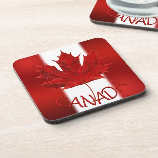 Kanada Flaggen Untersetzer Custom Canada Untersetz (Linke Seite)