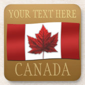 Kanada Flaggen Untersetzer Custom Canada Untersetz (Vorderseite)