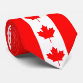 Kanada-Flaggenahornblatt Krawatte (Gerollt)