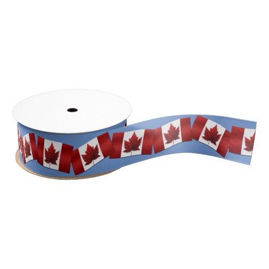 Kanada Flaggenband Custom Canada Ribbon Ripsband (Spule)
