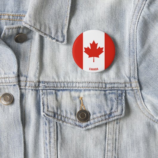 Kanada Flaggencharming Patriotic Button (Beispiel)