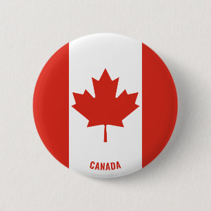 Kanada Flaggencharming Patriotic Button