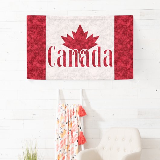 Kanada, Flaggendusche Banner (Insitu)