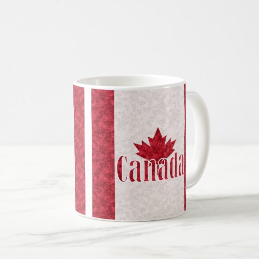 Kanada, Flaggendusche Kaffeetasse (VorderseiteRechts)