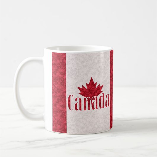 Kanada, Flaggendusche Kaffeetasse (Links)