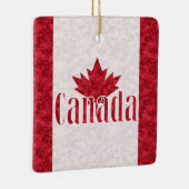 Kanada, Flaggendusche Keramikornament (Rechts)