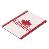 Kanada, Flaggendusche Notizblock (Linke Seite)