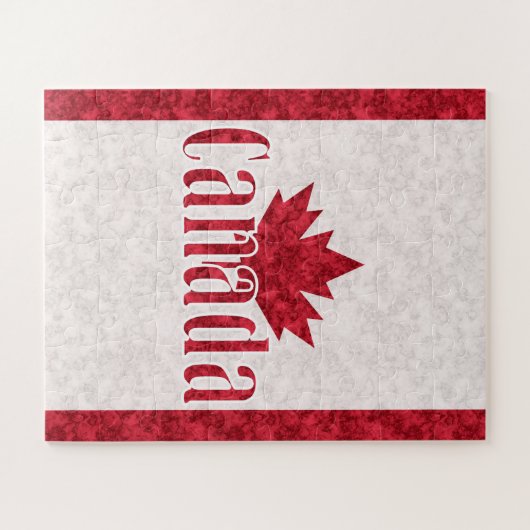 Kanada, Flaggendusche Puzzle (Horizontal)