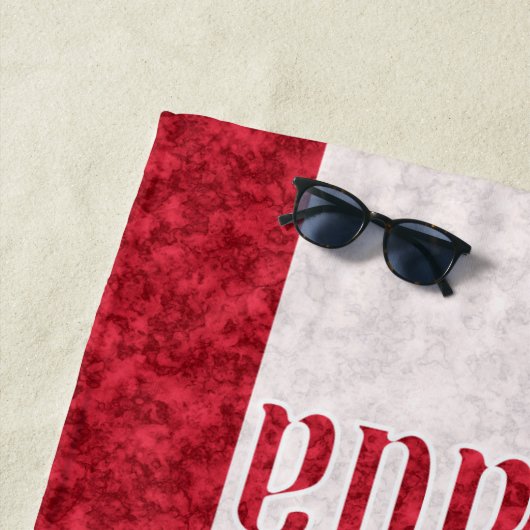 Kanada, Flaggenduschvorhang Strandtuch (Beispiel)