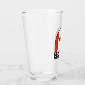 Kanada-Flaggenemblem gestört Vintag Glas (Rechts)