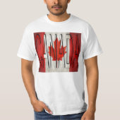 Kanada Flaggenflagge Phantastischer Ahornblätterle T-Shirt (Vorderseite)