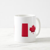 Kanada-FlaggenKaffeetasse Kaffeetasse (VorderseiteRechts)