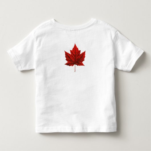 Kanada Flaggenkind Shirt Canada Baby Long Sleeve (Rückseite)