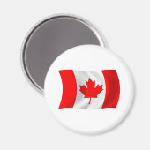 Kanada-Flaggenmagnet Magnet (Vorderseite/Rückseite)