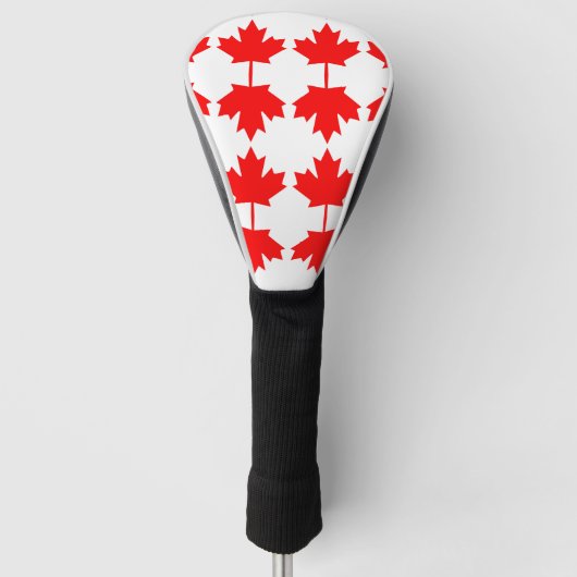 Kanada-Flaggenmuster Golf Headcover (Vorderseite)