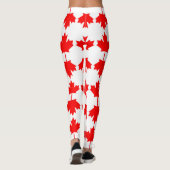 Kanada-Flaggenmuster Leggings (Rückseite)