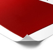 Kanada Flaggenplakat Kanada Flagge Souvenirkunst P Poster (Ecke)