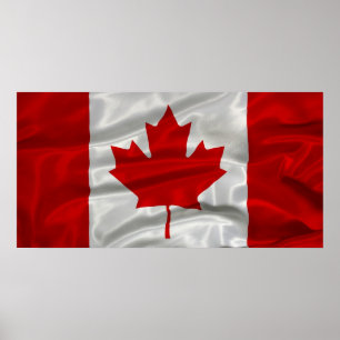 Kanada-Flaggenplakat Poster