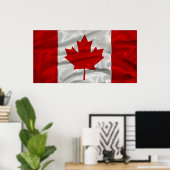 Kanada-Flaggenplakat Poster (Heimbüro)