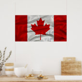 Kanada-Flaggenplakat Poster (Küche)
