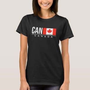 Kanada Flaggenstaat Internationaler Ländercode kan T-Shirt