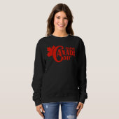 Kanada Flaggentag Maple Leaf Canadian Happy Canada Sweatshirt (Vorne ganz)