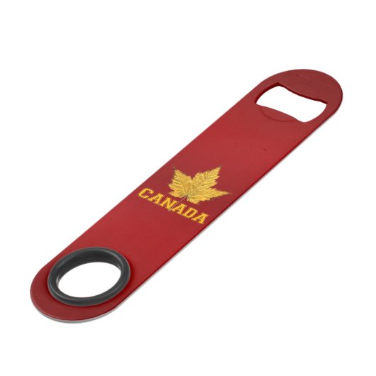 Kanada Flasche Opener Varsity Canada Souvenirs Speed Flaschenöffner (Vorderseite Schrägansicht)