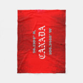 KANADA FLEECEDECKE (Vorderseite)