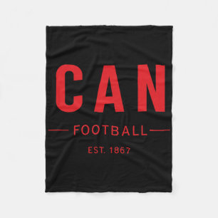 Kanada Football Est. 1867 Heritage Fußball Fan Tee Fleecedecke