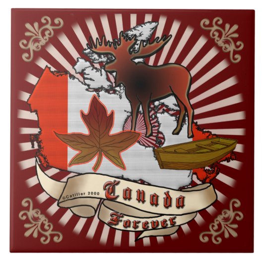 Kanada Forever Fliese (Vorderseite)