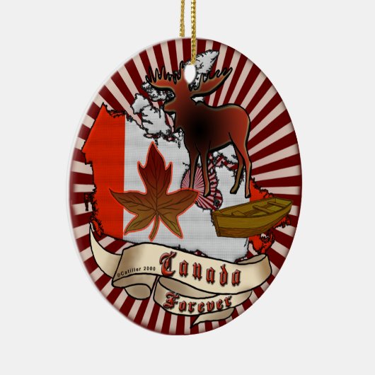 Kanada Forever Keramikornament (Rechts)