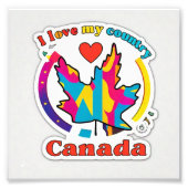 Kanada Fotodruck (Vorne)