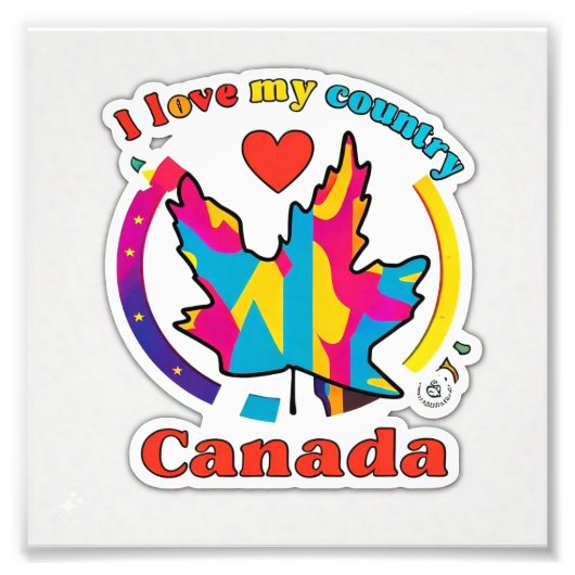 Kanada Fotodruck (Vorne)