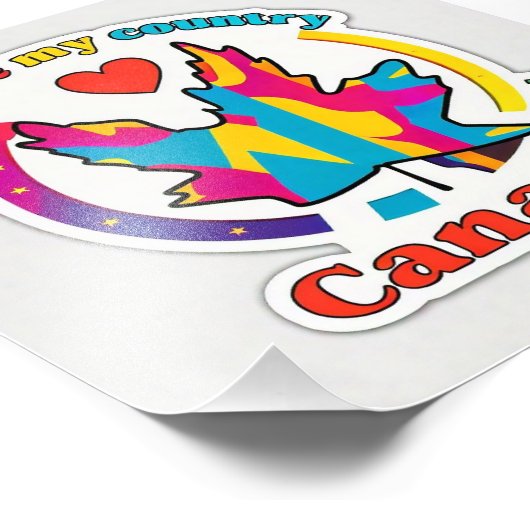 Kanada Fotodruck (Ecke)