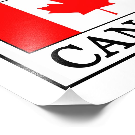 Kanada Fotodruck (Ecke)