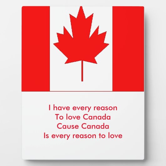 Kanada Fotoplatte (Vorderseite)