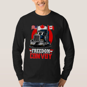 Kanada Freedom Convoy 2022 Kanadischer Lastkraftwa T-Shirt