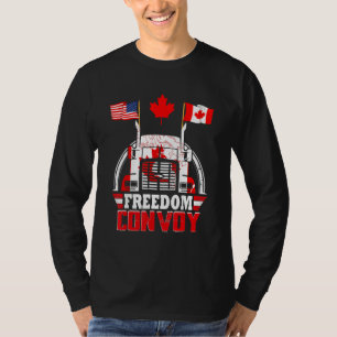 Kanada Freedom Convoy 2022 Kanadischer Lastkraftwa T-Shirt
